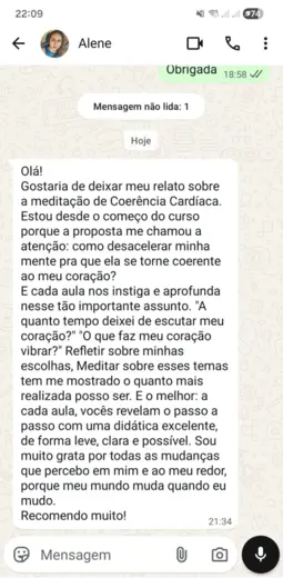 Depoimento de Alene