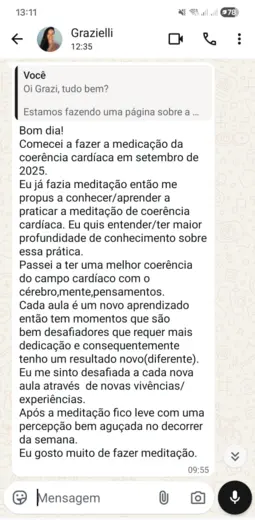 Depoimento de Grazielli